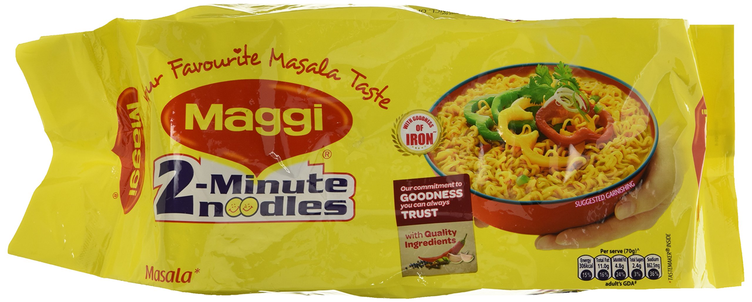 Nestle Maggi 2-Minute Instant Noodles, Masala – view 1