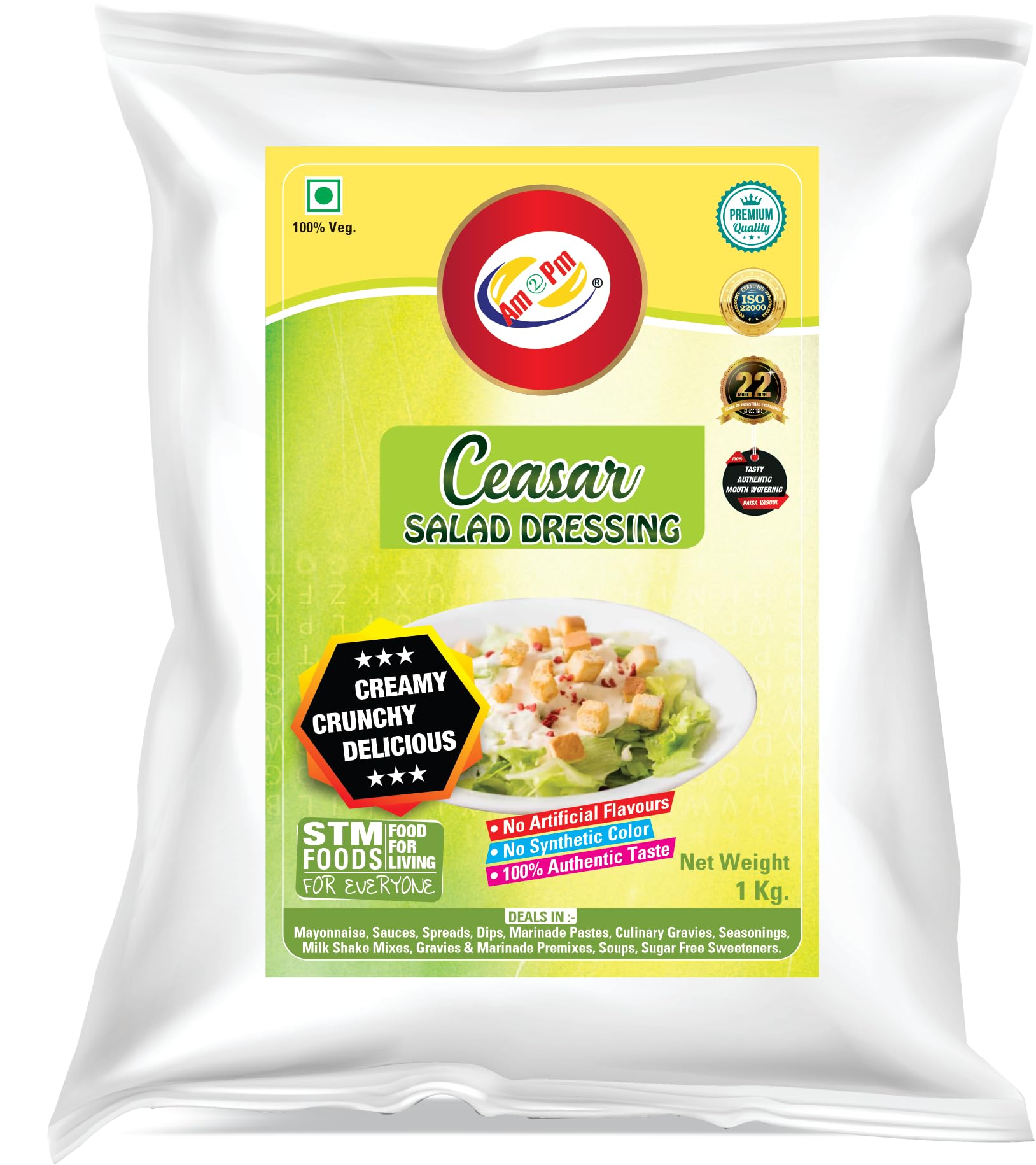 Am 2 Pm creamy Caesar dressing 1kg retail bag