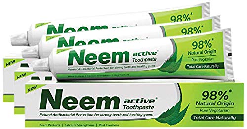 Three-pack Neem Active Anti Bacterial Toothpaste 200 g tubes