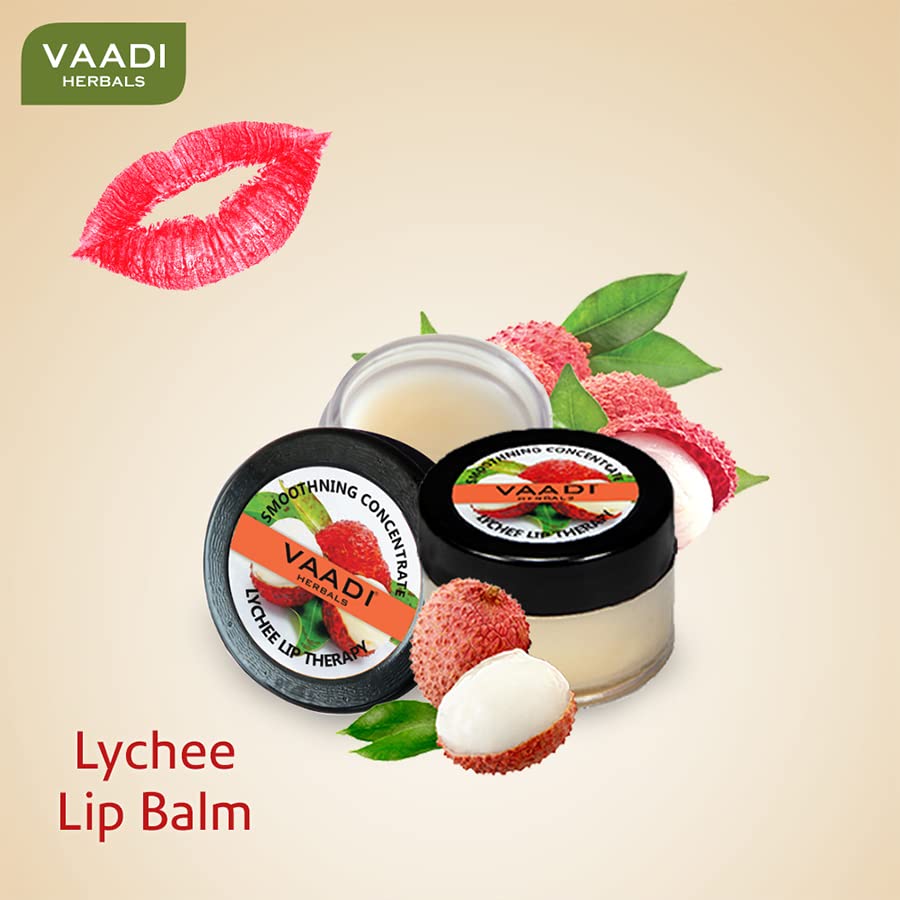 Vaadi Herbals Value Lip Balm, Lychee, 4 x 10g – view 4
