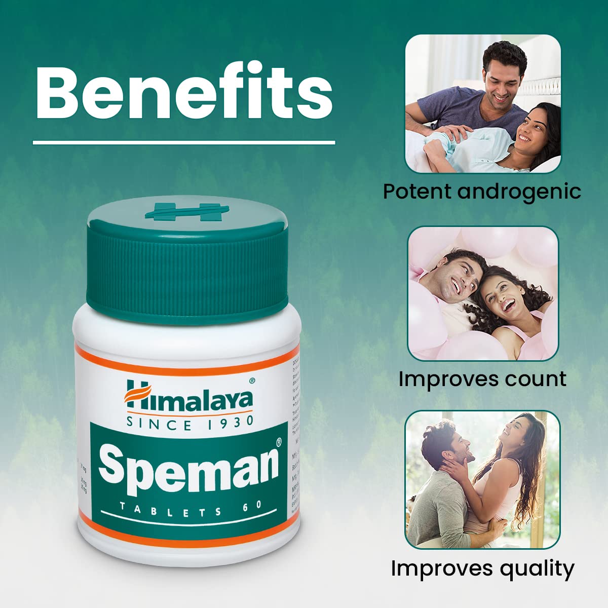 Himalaya Speman Tablets - 60 Tablets – view 5