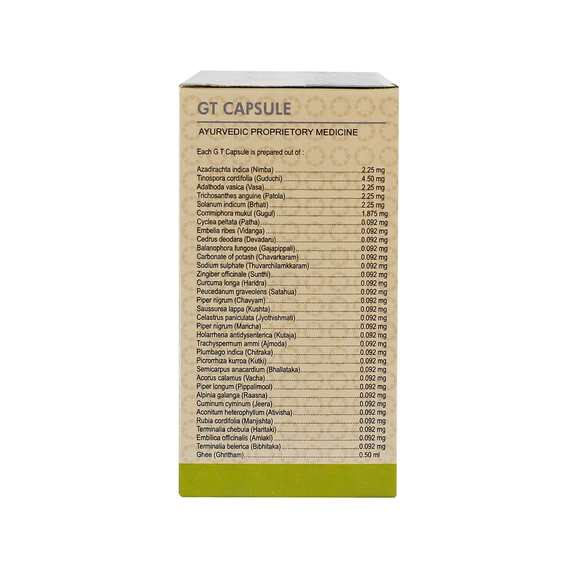 KERALA ayurveda GT Capsules -100 Capsules – view 2