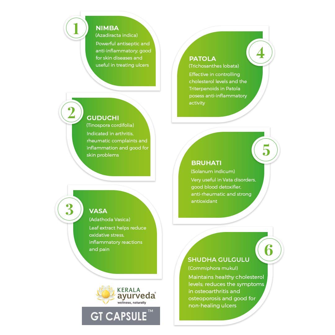 KERALA ayurveda GT Capsules -100 Capsules – view 4