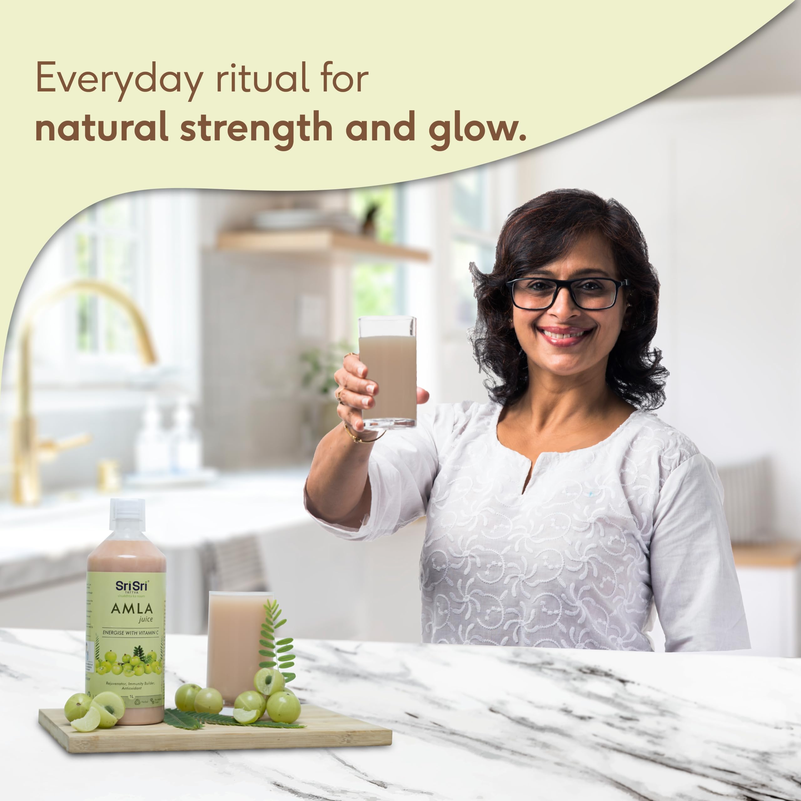 Sri Sri TATTVA shuddhta ka naam Amla Juice, 1Litre (Pack Of 3) – view 4