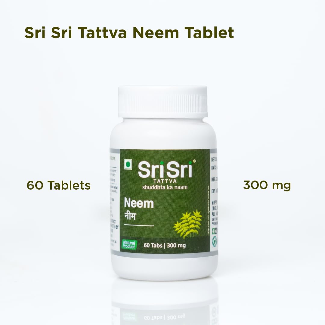Sri Sri Tattva Neem Tablet 300mg, 60Tab – view 2