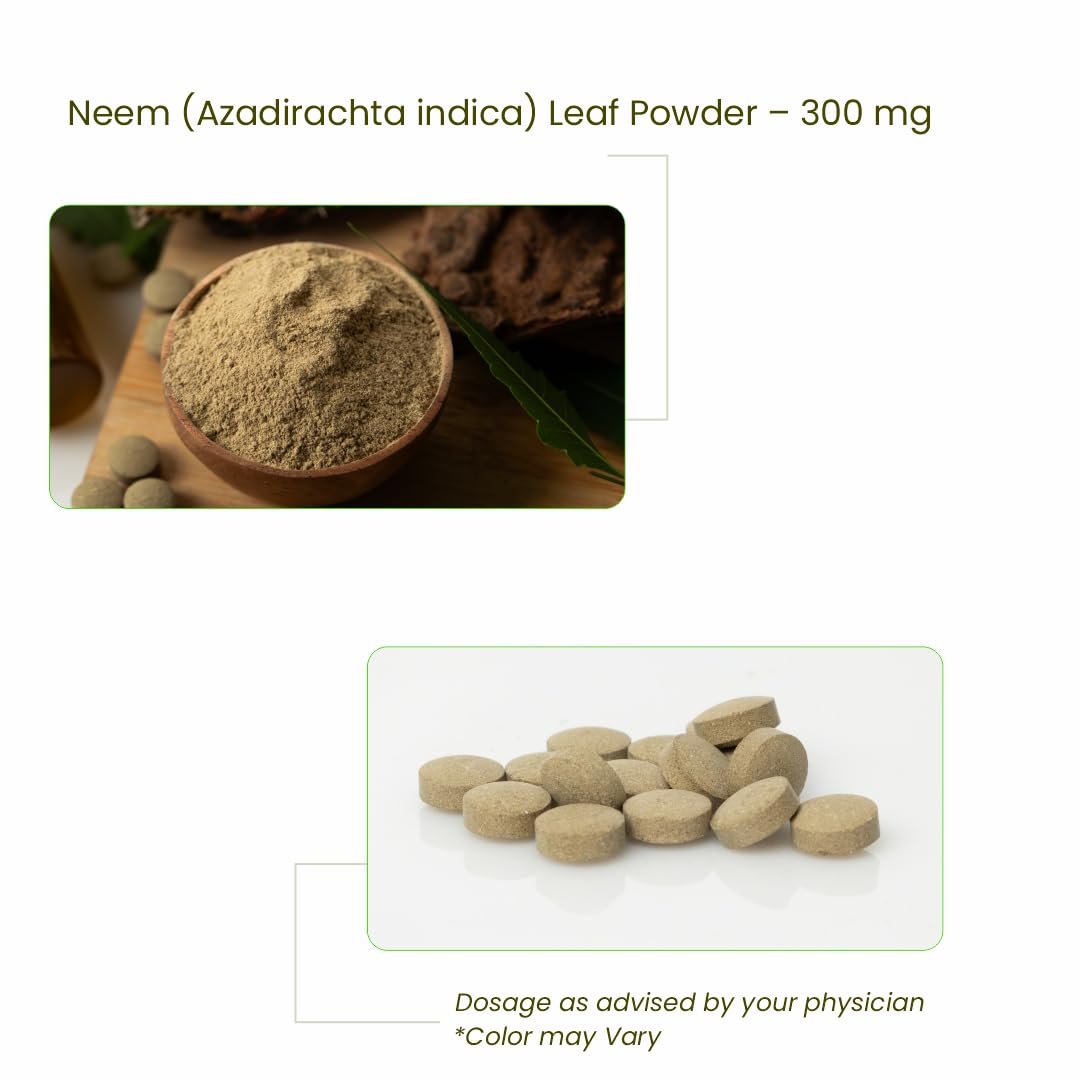 Sri Sri Tattva Neem Tablet 300mg, 60Tab – view 5