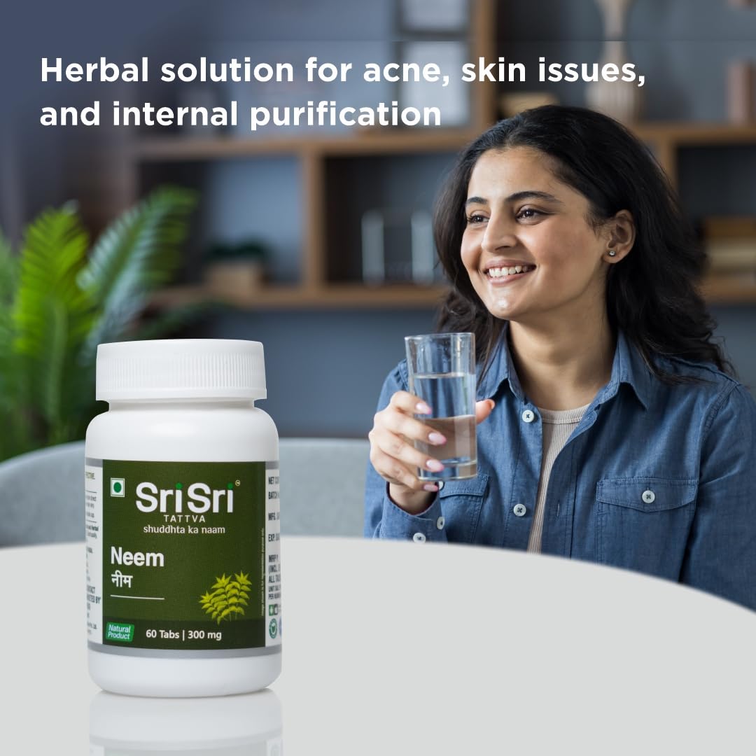 Sri Sri Tattva Neem Tablet 300mg, 60Tab – view 6
