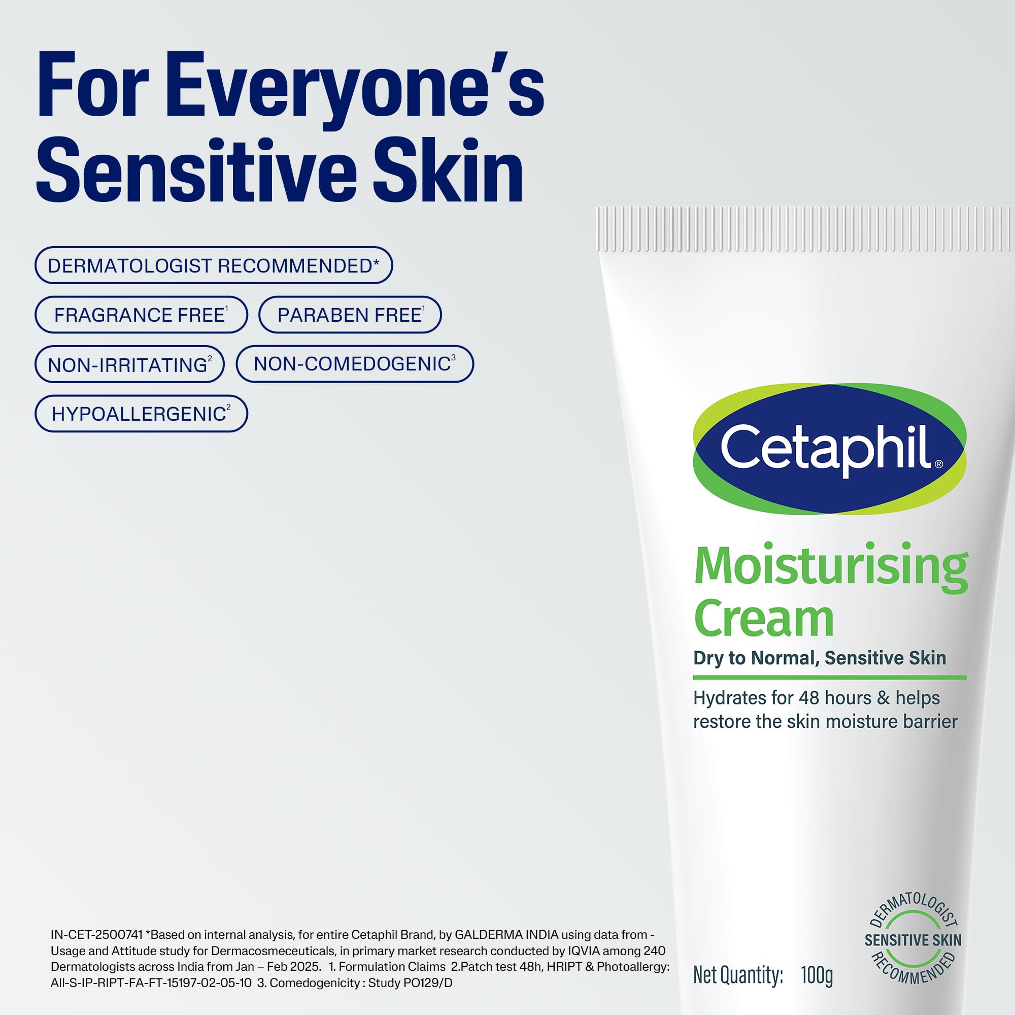 Cetaphil Moisturising Cream for Face & Body, 100g – view 6
