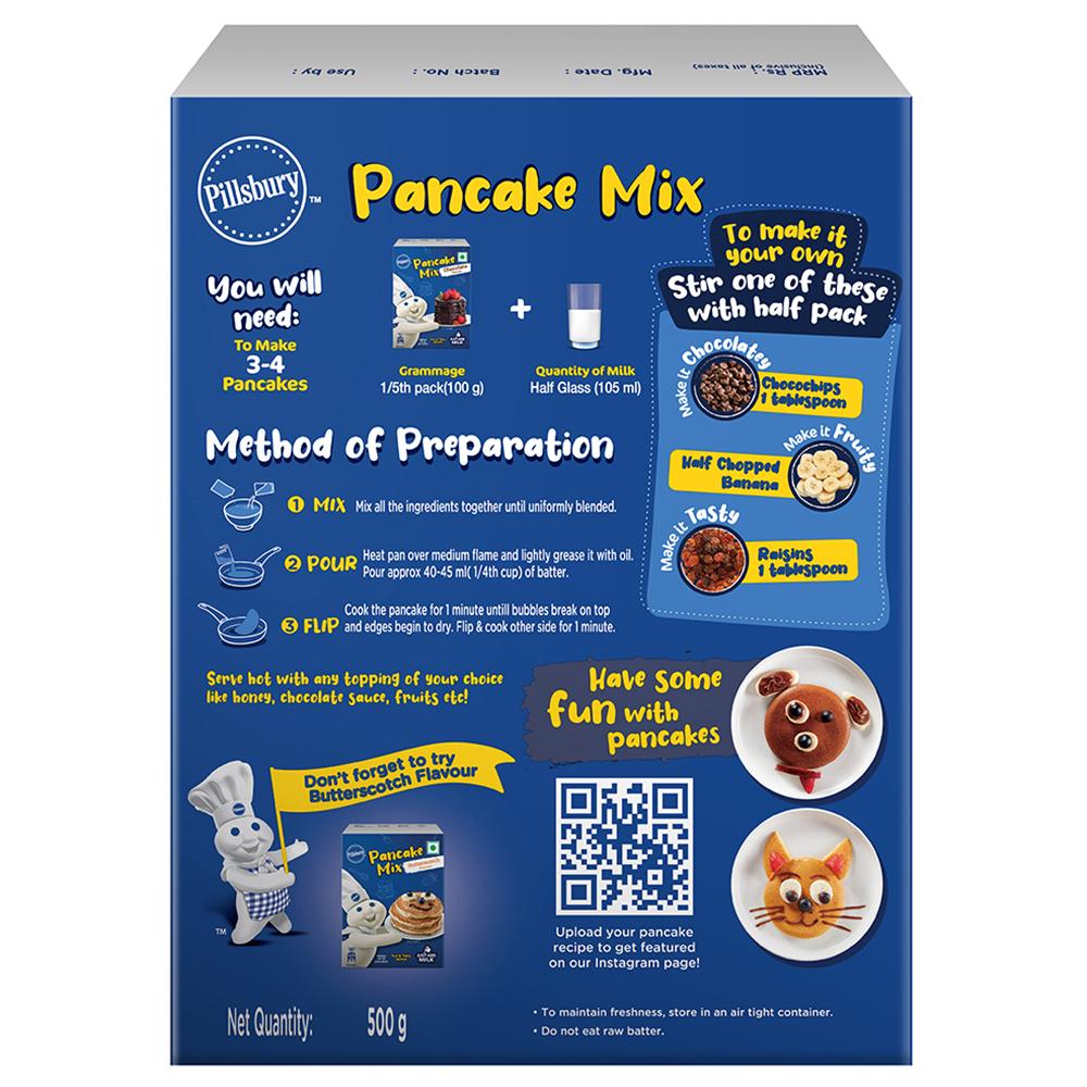 Pillsbury Chocolate Flavour Pancake Mix 500 G – view 2