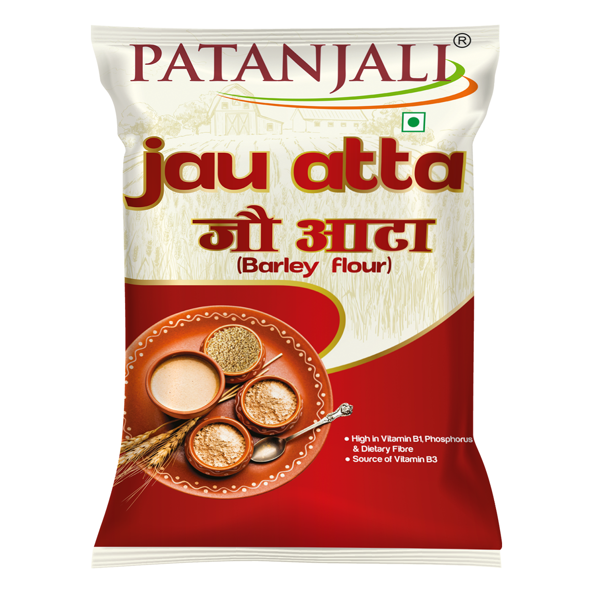Patanjali Jau Atta 500 g – view 1