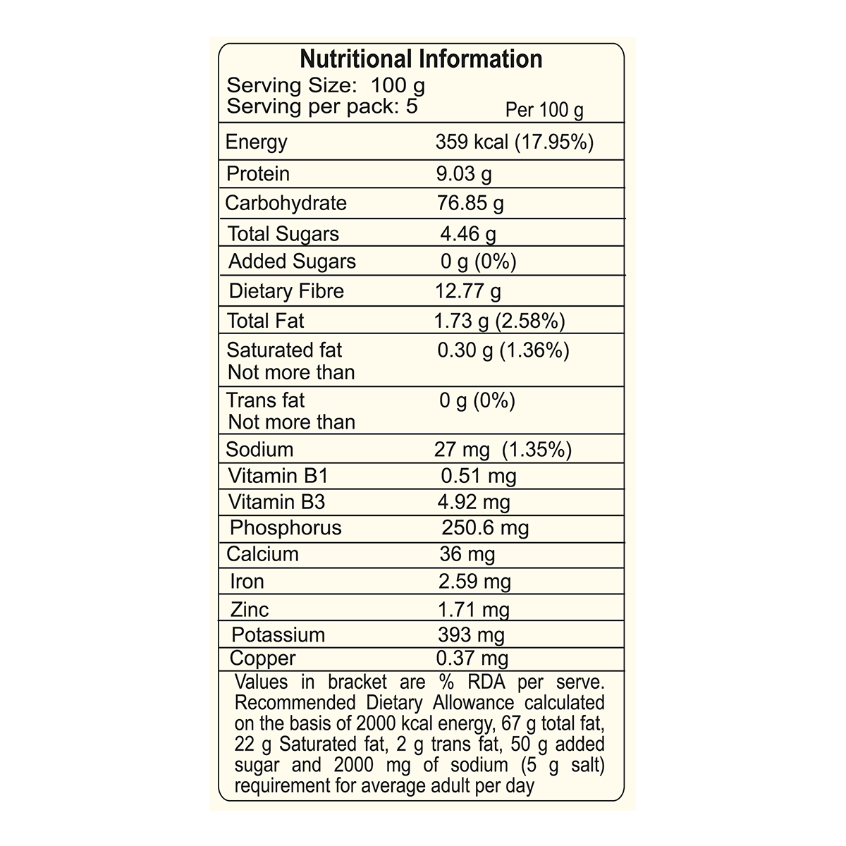 Patanjali Jau Atta 500 g – view 3
