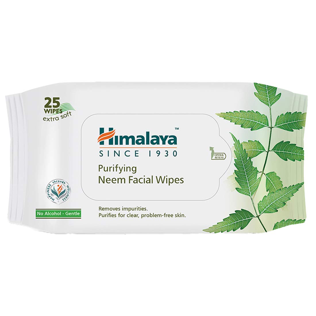 Himalaya neem facial wipes soft pouch with 25 wipes