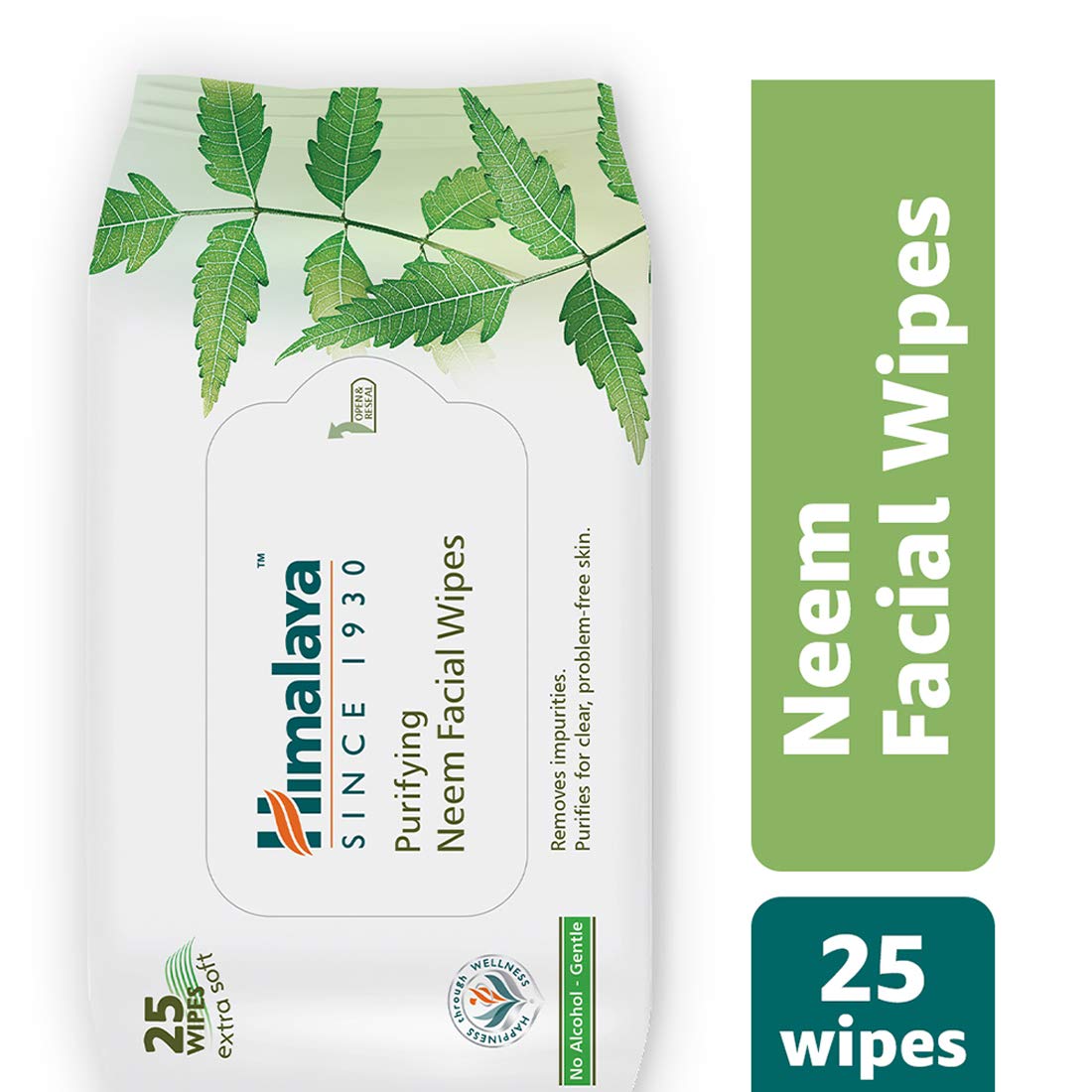 Himalaya Purifying Neem Facial Wipes, 25 Count – view 2