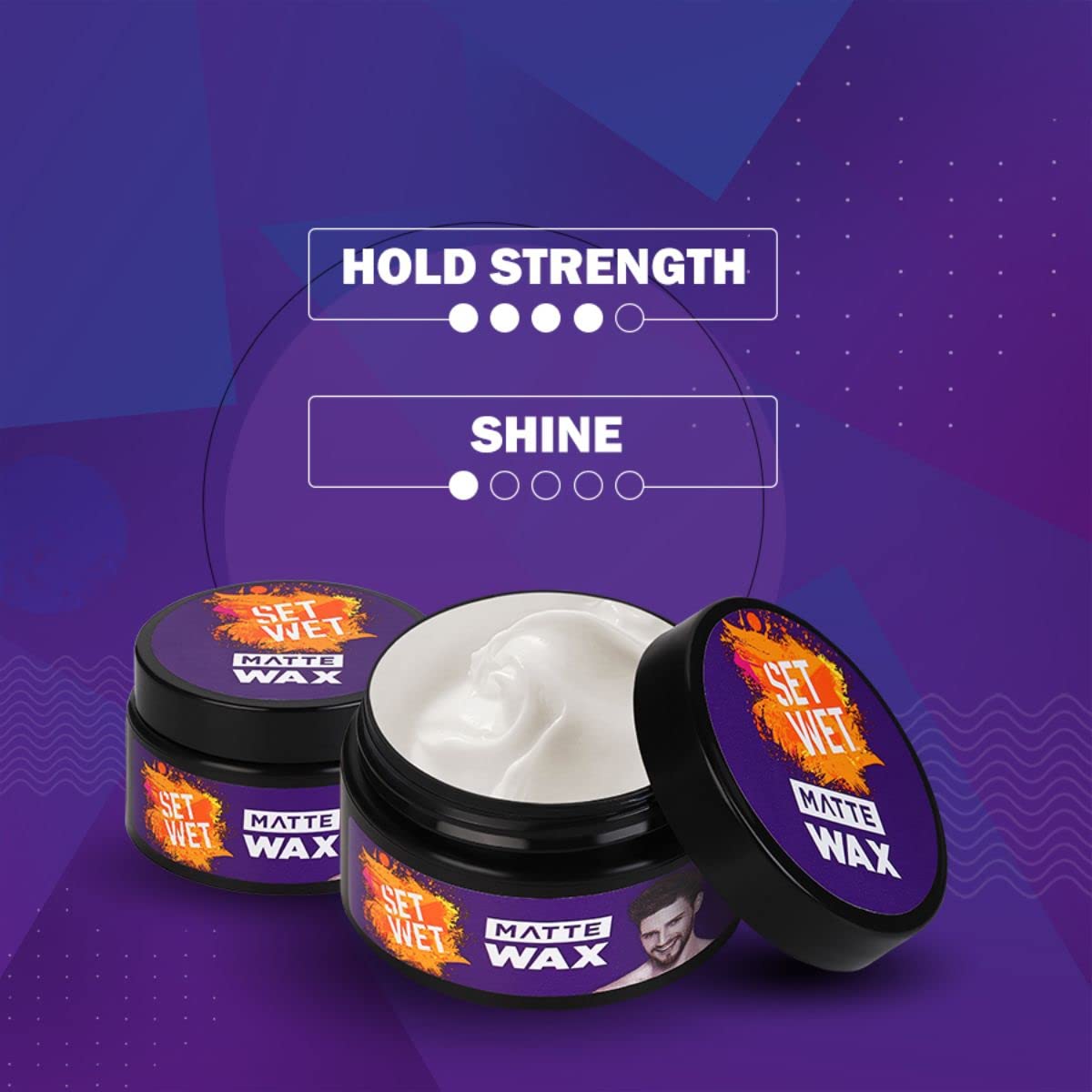 Set Wet Hair Wax For Men - Matte Wax, 60g – view 2