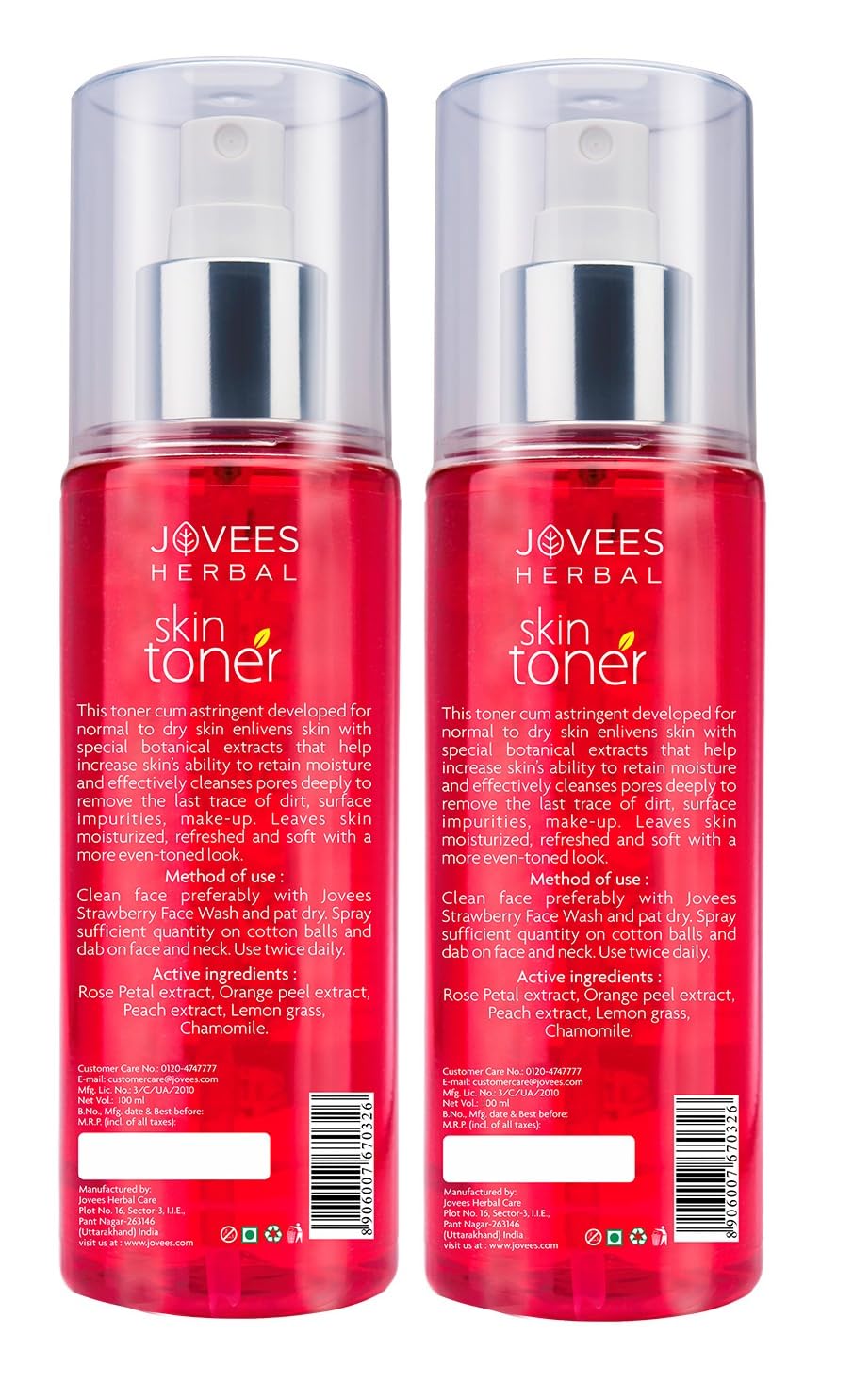 Jovees Herbal Rose Skin Toner – view 2