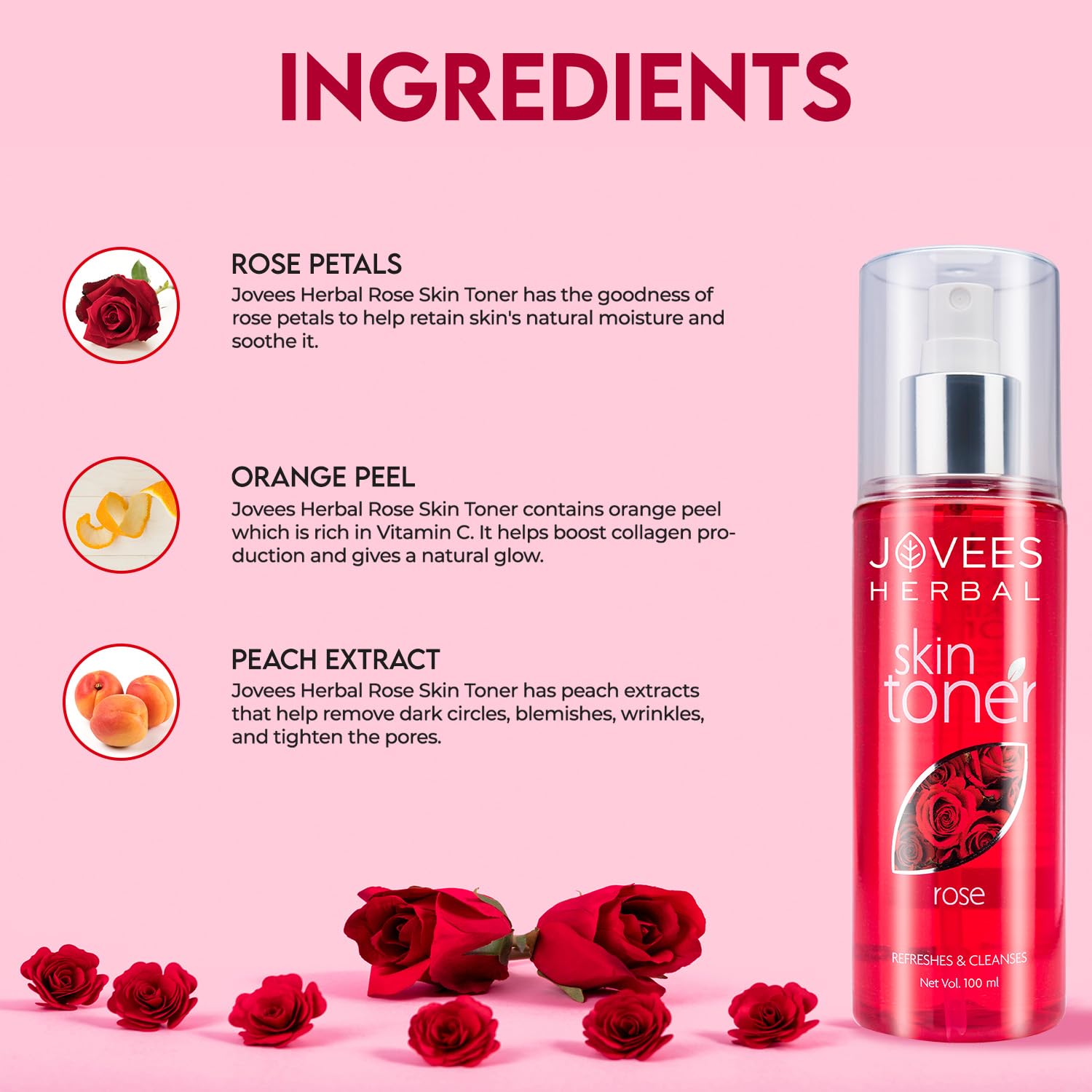 Jovees Herbal Rose Skin Toner – view 5