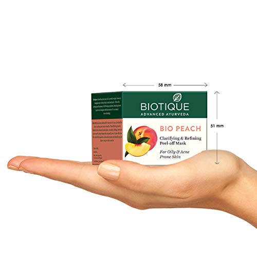 Biotique Bio Peach Clarifying and Refining Peel Off Mask for Oily and Acne Prone Skin, 50g – view 3