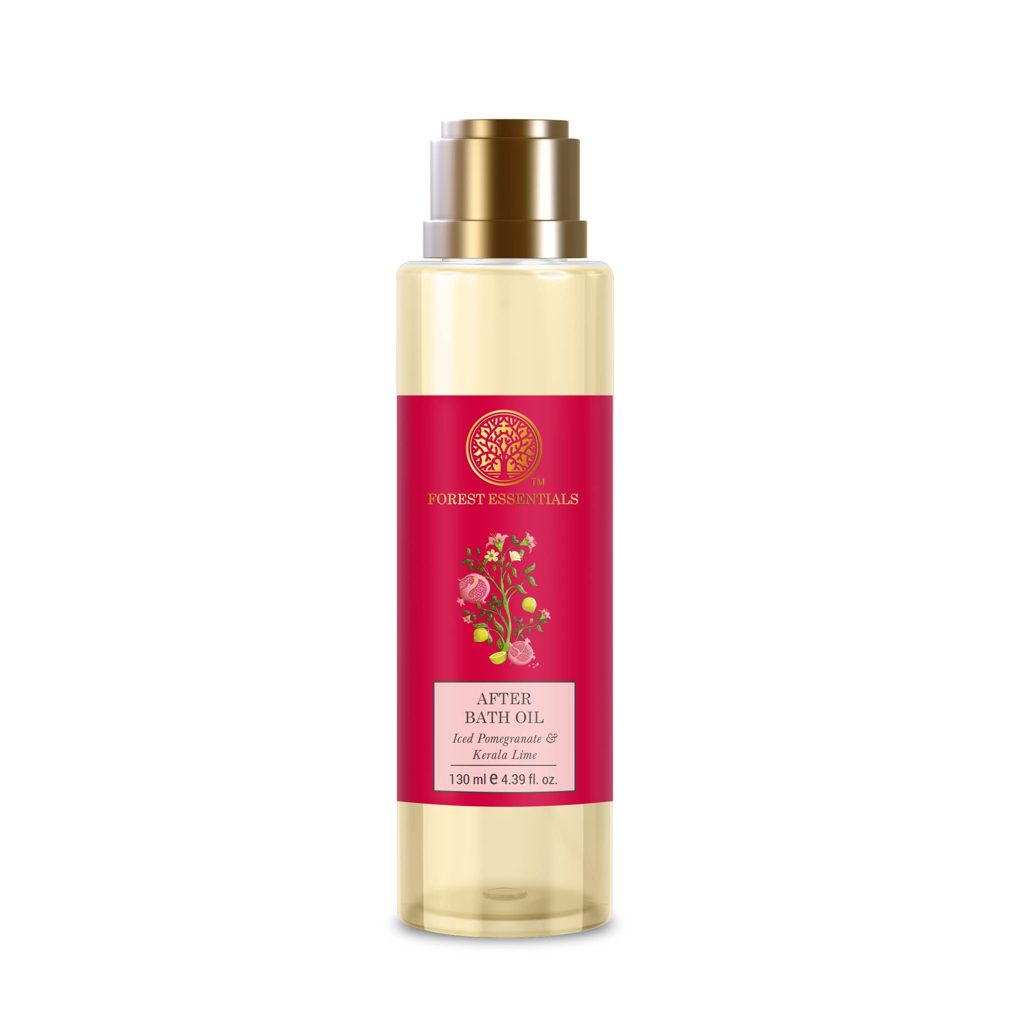 Forest Essentials After Bath Oil Indian Rose Absolute & Forest Essentials After Bath Oil Iced Pomegranate & Kerala Lime Combo – view 5