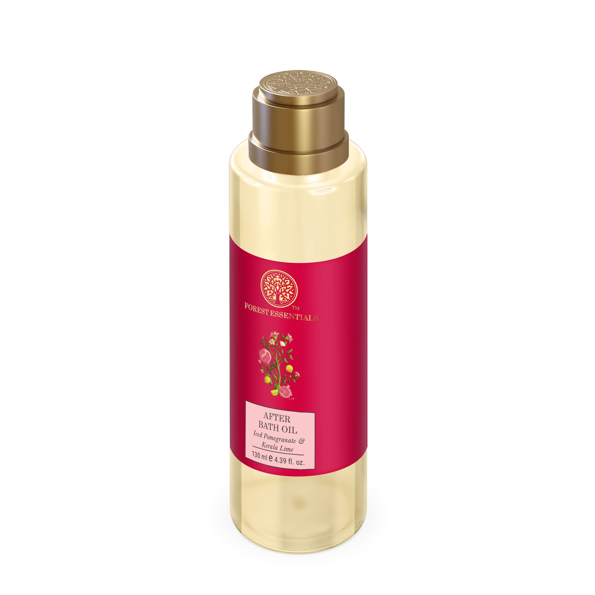 Forest Essentials After Bath Oil Indian Rose Absolute & Forest Essentials After Bath Oil Iced Pomegranate & Kerala Lime Combo – view 6