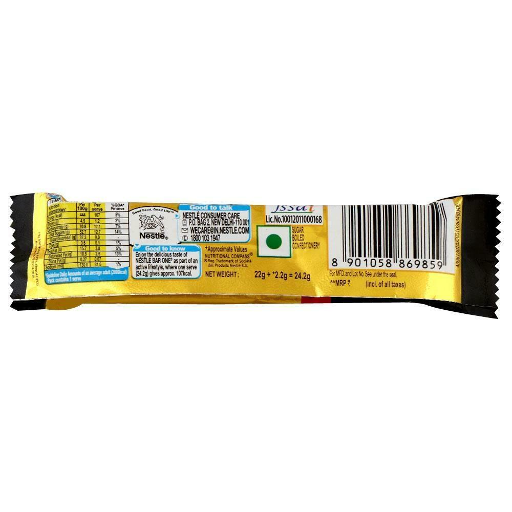 Nestle Bar One Chocolate 22 G – view 2