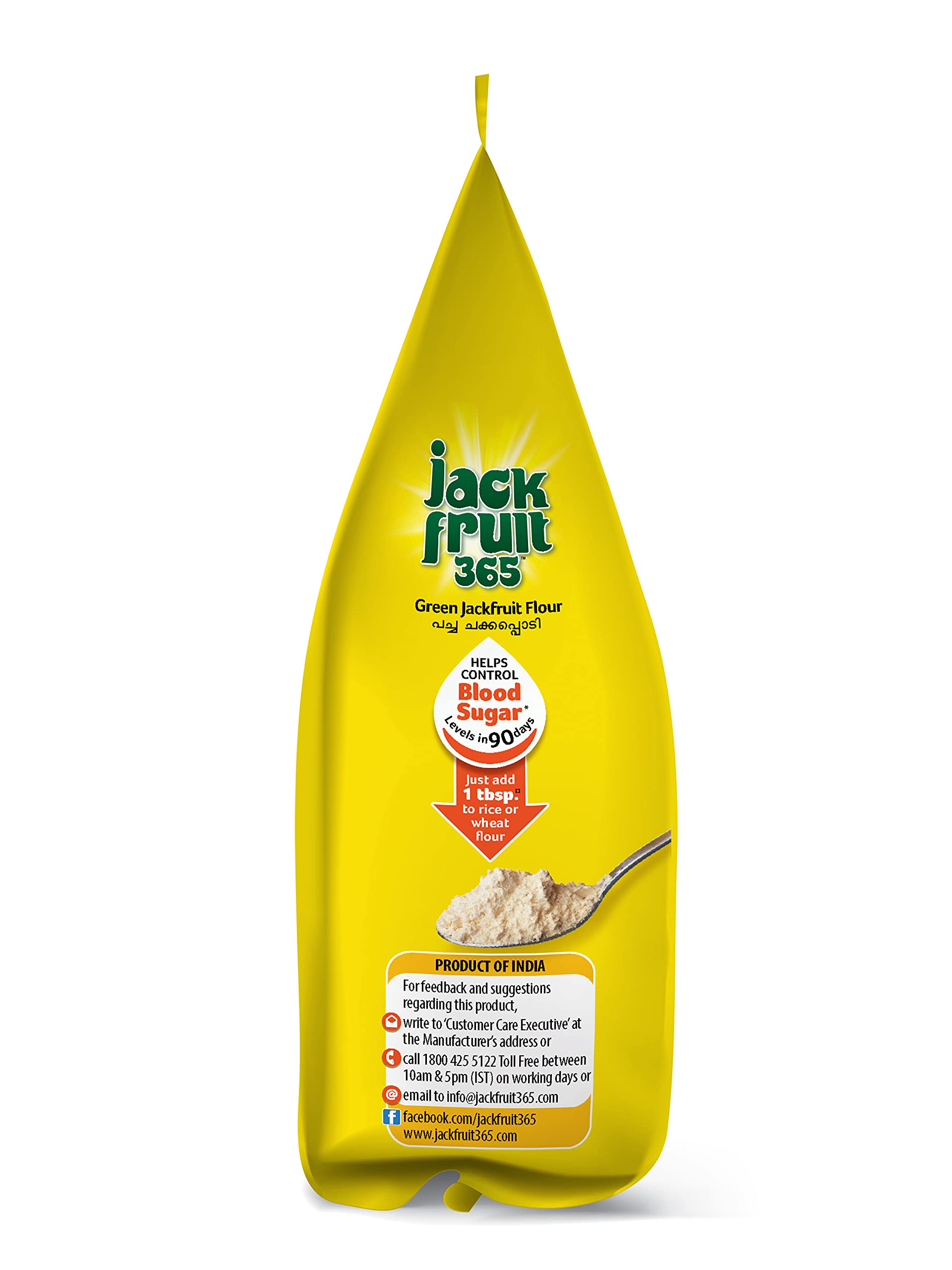 Jackfruit365 Green Jackfruit Flour, 400 g – view 3