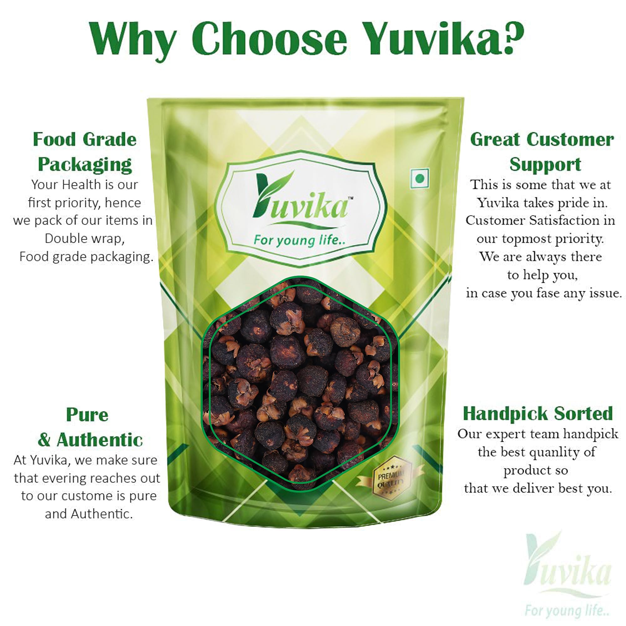 Yuvika Pipal Phal - Peepal Fal - Ficus religiosa 100 Grams – view 3