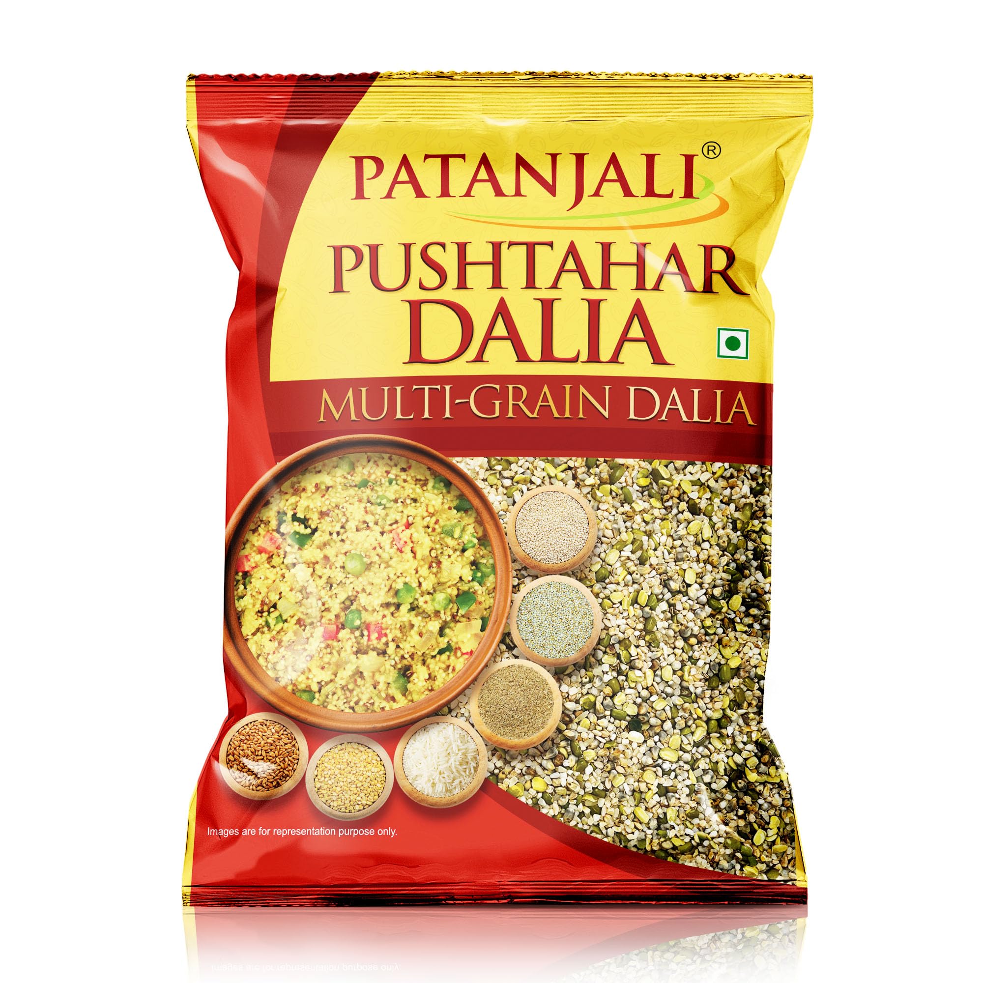 Patanjali Pushtahar Dalia 500g whole grain breakfast pack