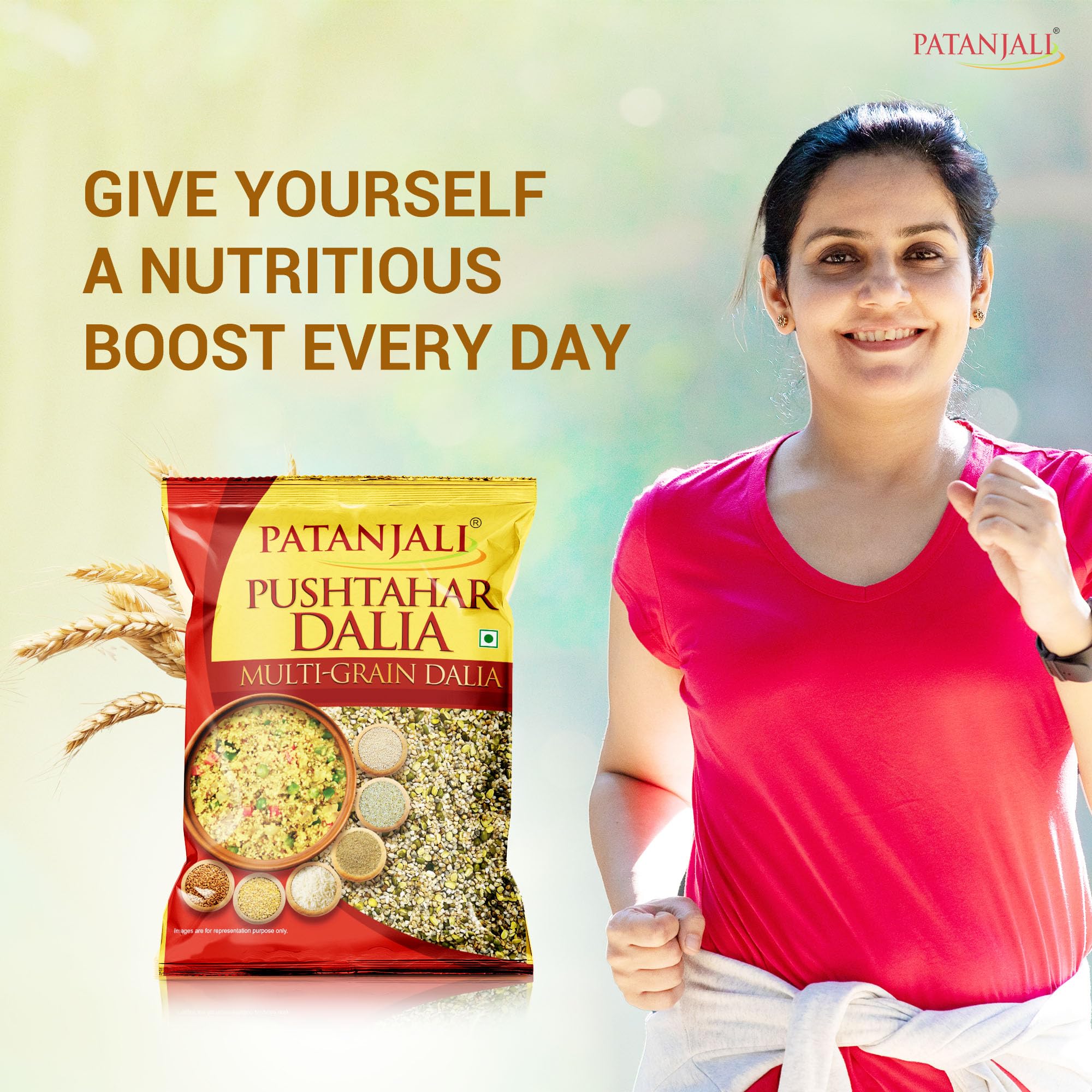 Patanjali Pushtahar Dalia 500g, Rich in Protein & Dietary Fibre, Good for Weight Loss, Easy to Cook Healthy and Light Breakfast – view 3