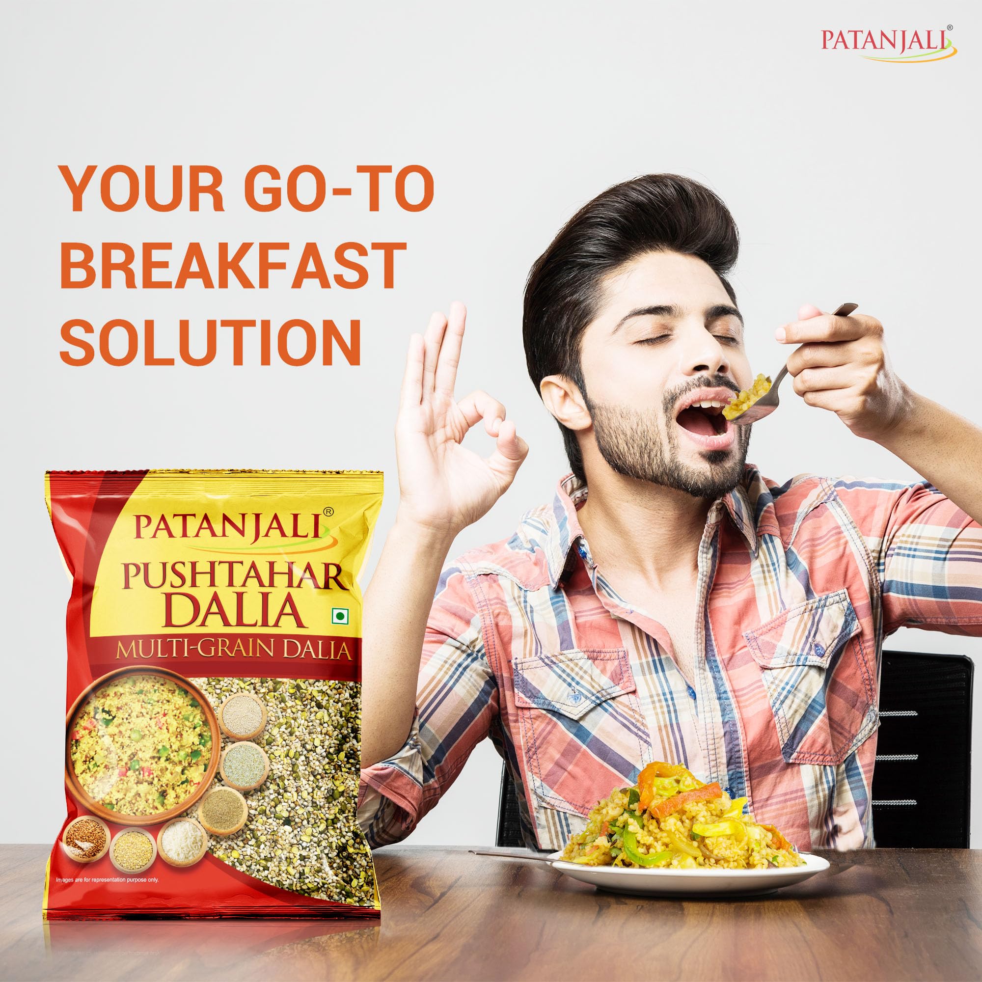 Patanjali Pushtahar Dalia 500g, Rich in Protein & Dietary Fibre, Good for Weight Loss, Easy to Cook Healthy and Light Breakfast – view 5