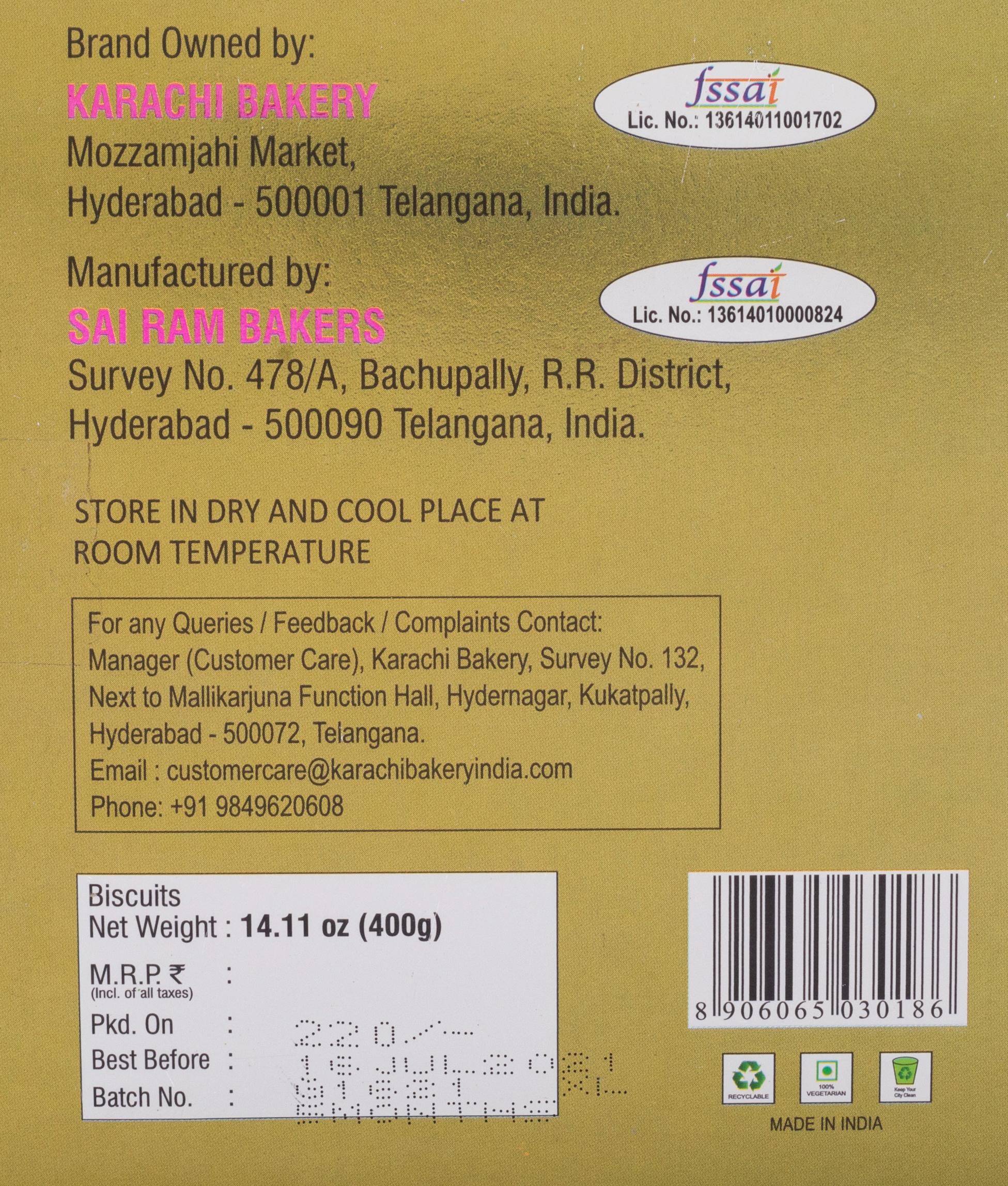 Karachi Bakery Premium Jeera Biscuits 400G  (Pack Of 2) – view 4