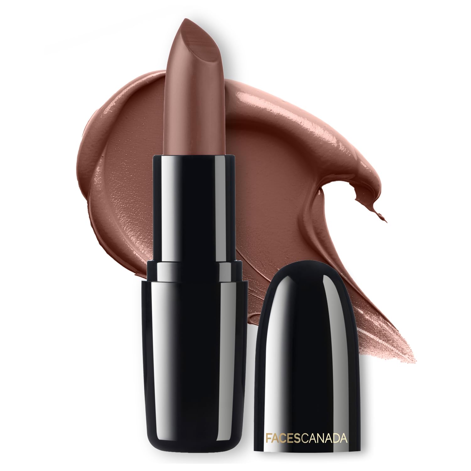 Sweet Mocha brown creme lipstick from FACESCANADA in tube