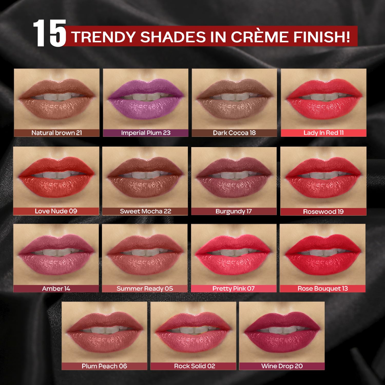 FACESCANADA Weightless Creme Finish Lipstick - Sweet Mocha (Brown), 4G – view 6