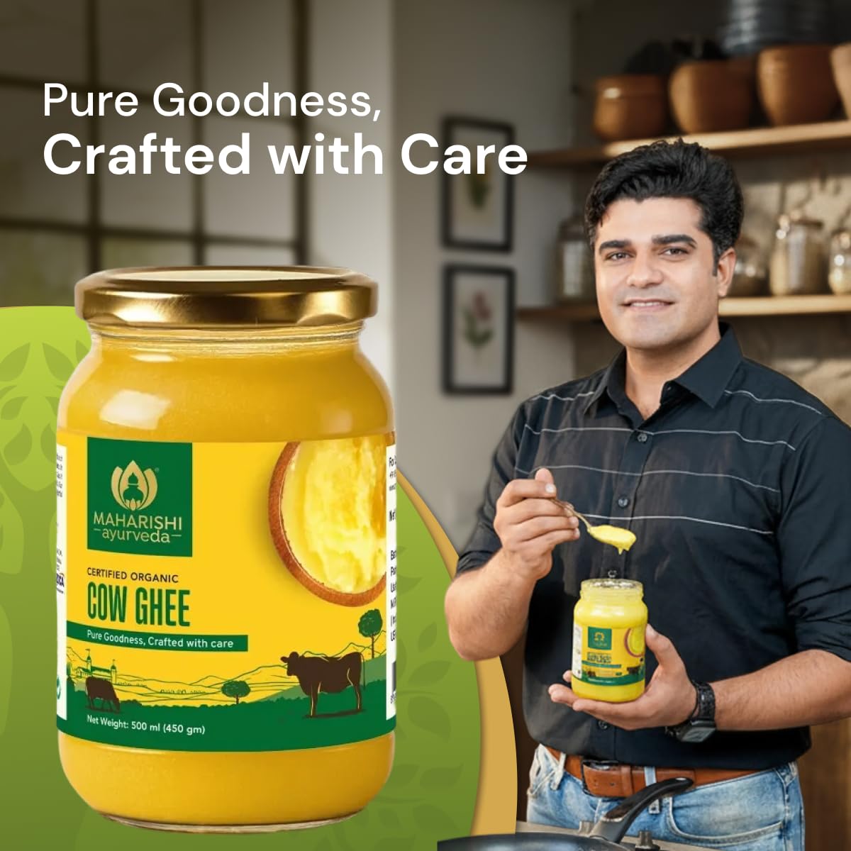 Maharishi Ayurveda Organic Certified Cow Ghee – view 2