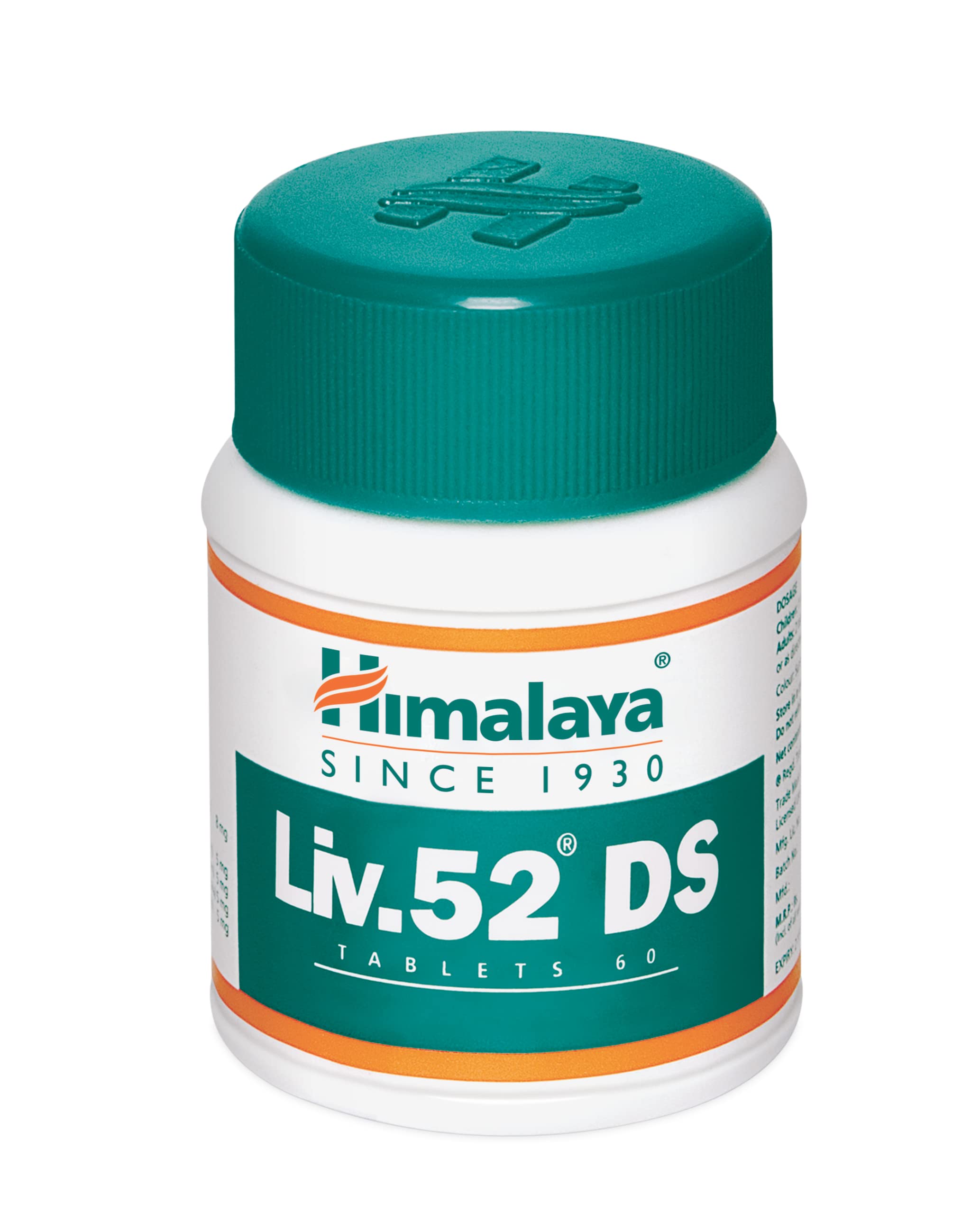 Himalaya Liv.52 DS tablet bottle front view with 60 tablets
