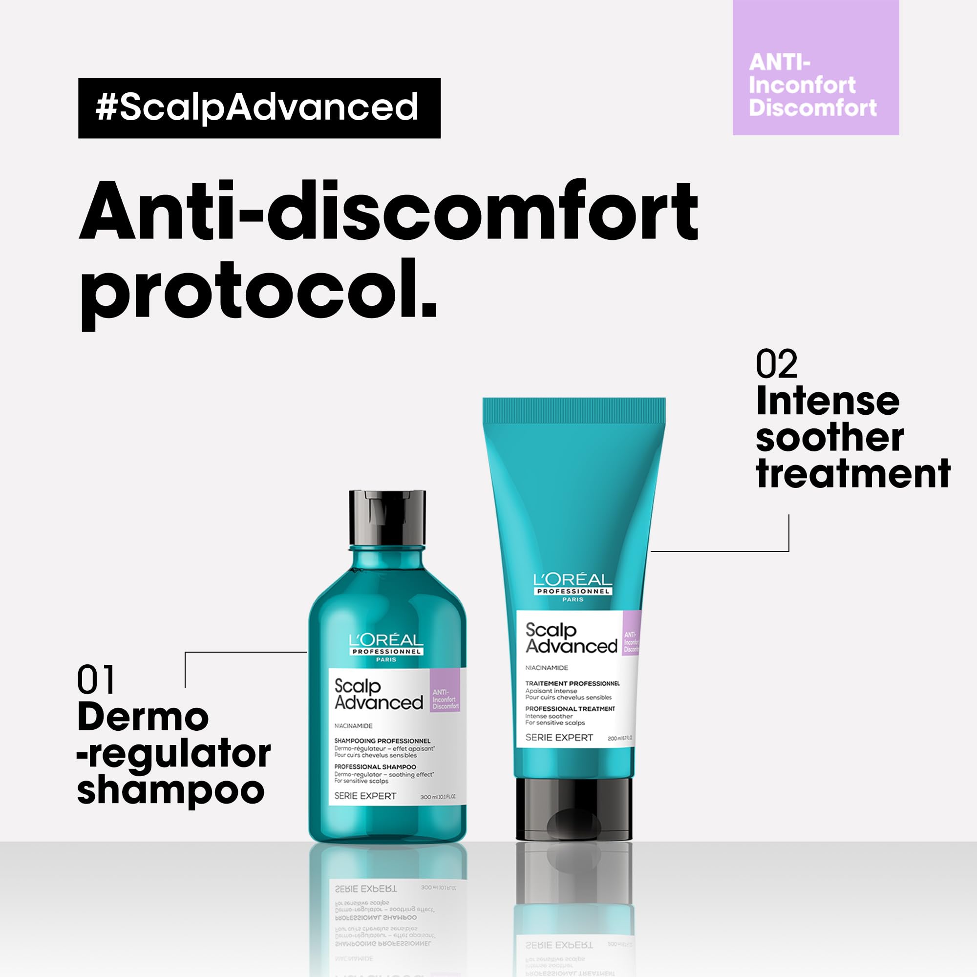 L'OREAL PROFESSIONNEL PARIS Professionnel Scalp Advanced Anti-Discomfort Dermo-Regulator Shampoo – view 3