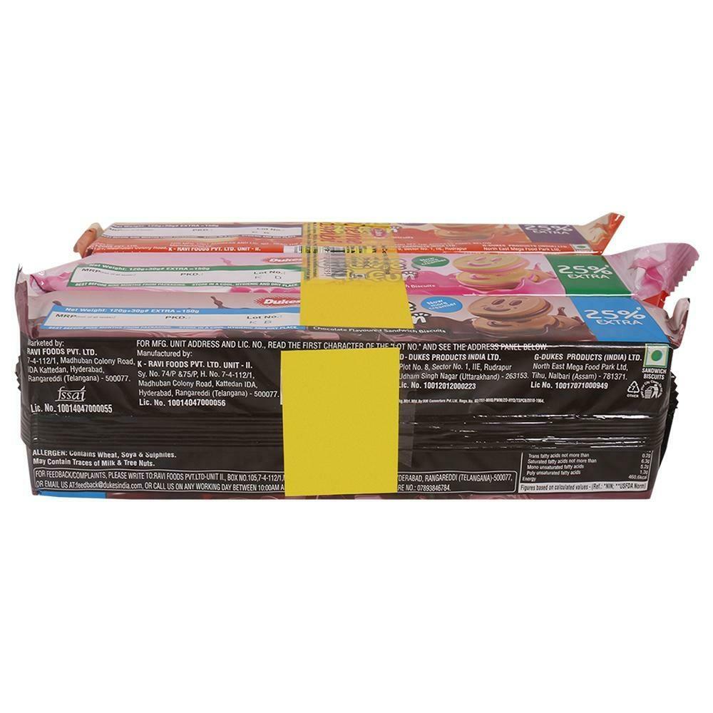 Dukes Creme 4 Fun Cream Biscuits Combo Pack 150 G (Pack Of 3) – view 3
