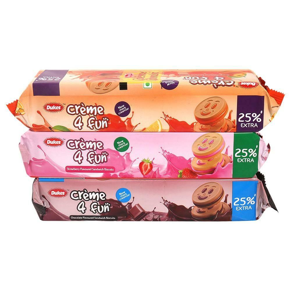 Dukes Creme 4 Fun Cream Biscuits Combo Pack 150 G (Pack Of 3) – view 5