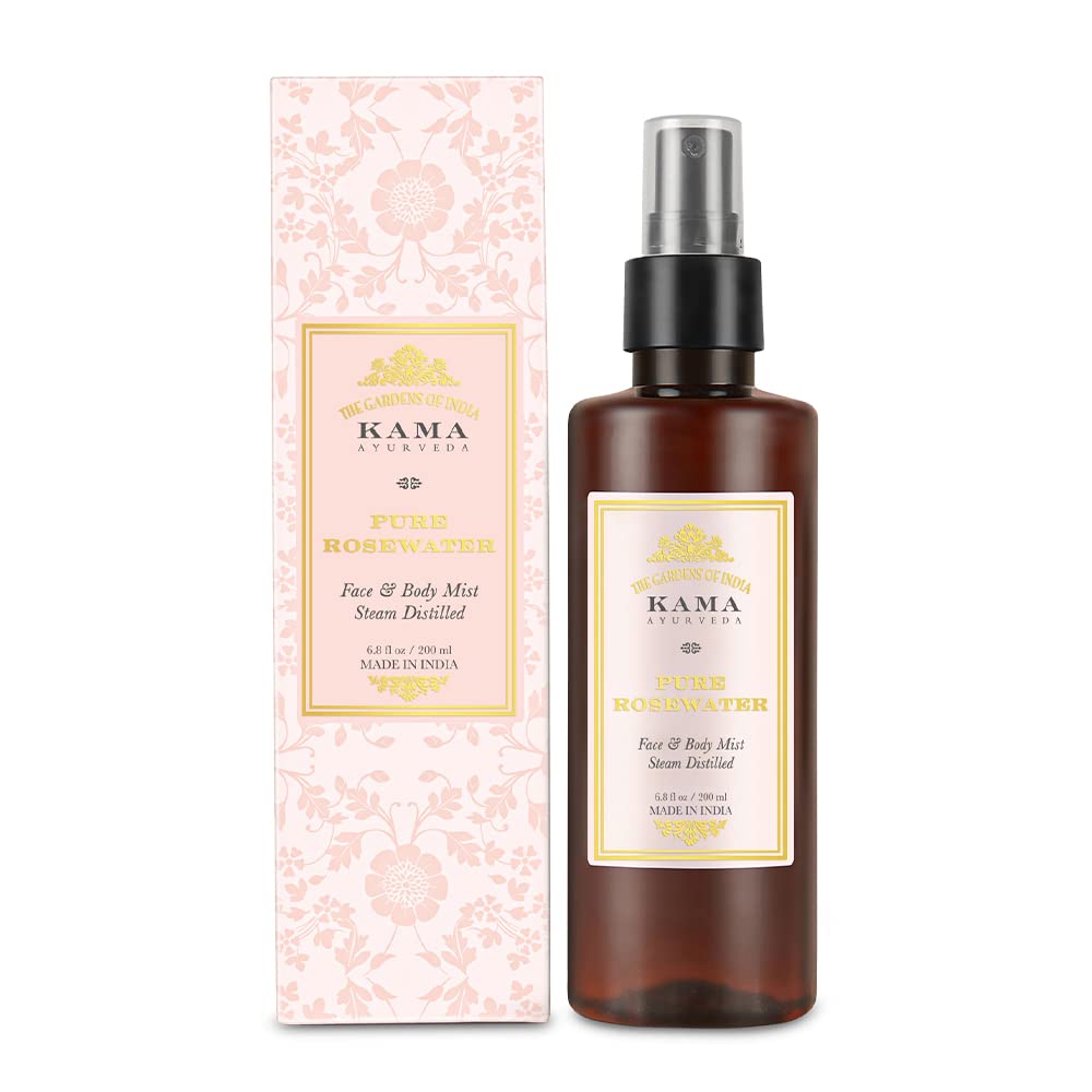 Kama Ayurveda Pure Rose Water Face and Body Mist, 6.8 Fl Oz, Pack of 200ml – view 2