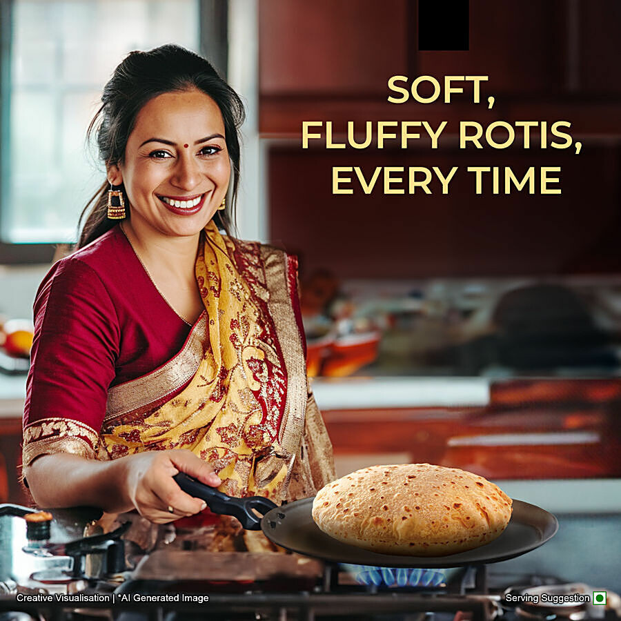 Aashirvaad Select Sharbati Atta - Rich In Nutrients, For Soft & Fluffy Roti 10 kg – view 6