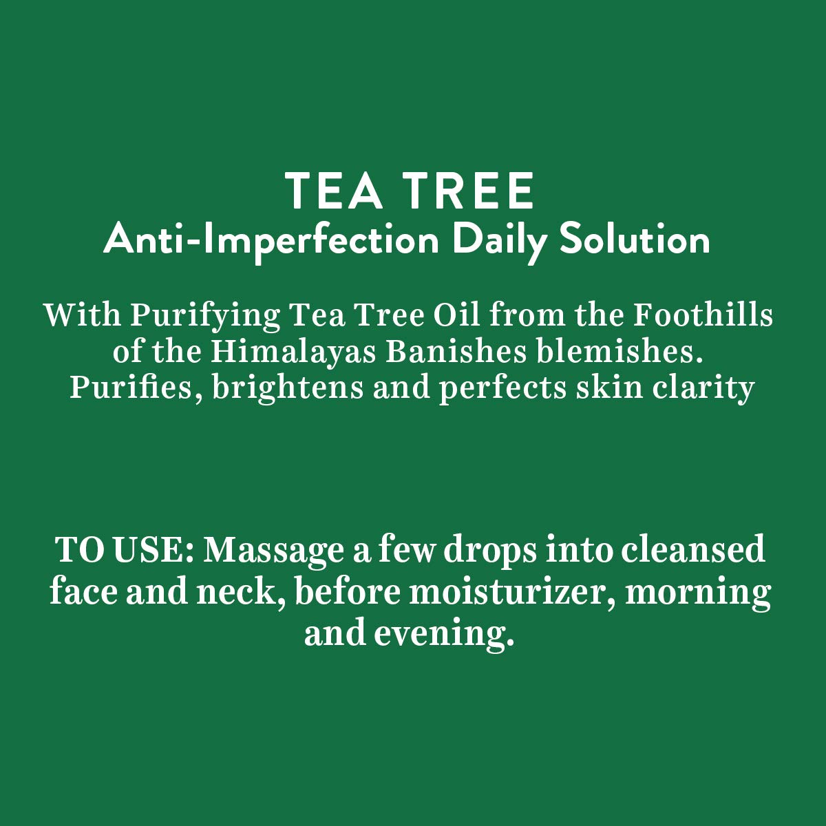 Biotique Tea Tree Anti-Imperfection Daily Solution Face Serum for Normal to Oily Skin, 30ml – view 5