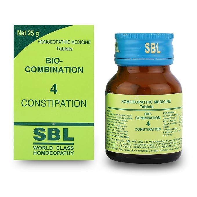 SBL Bio-Combination No. 04 tablet bottles in pack of three