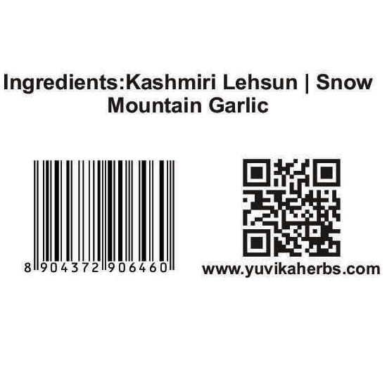 Yuvika Kashmiri Lehsun - Snow Mountain Garlic - Allium sativum - kashmiri Garlic 100 Grams – view 4