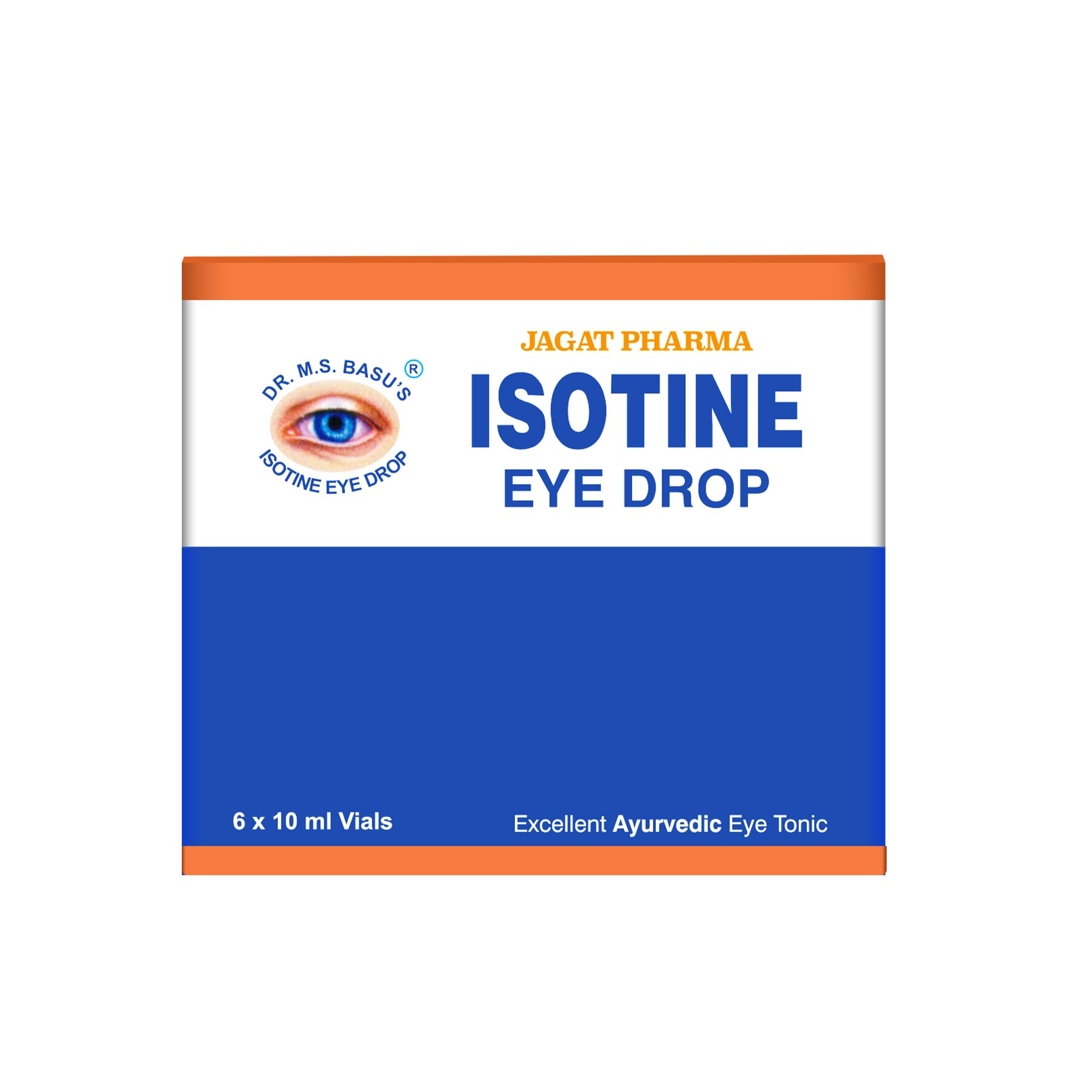 Jagat Pharma Isotine Ayurvedic eye drops pack of six bottles