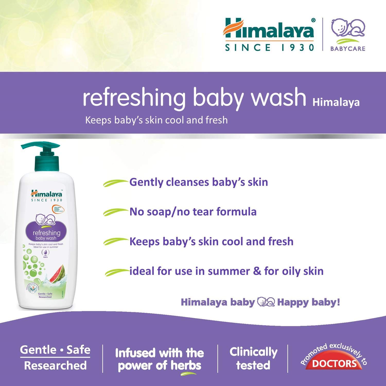 Himalaya Refreshing Baby Wash 400 ml – view 3