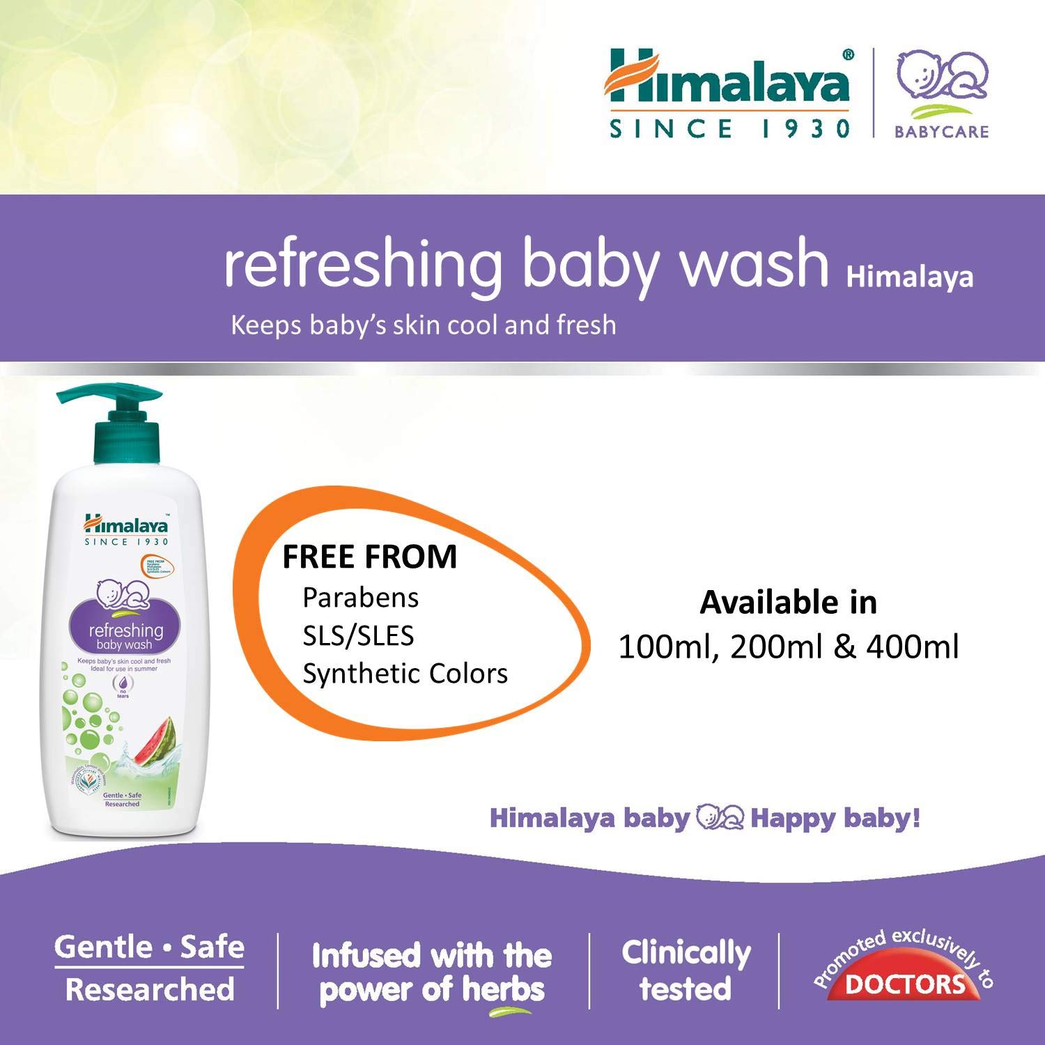 Himalaya Refreshing Baby Wash 400 ml – view 7