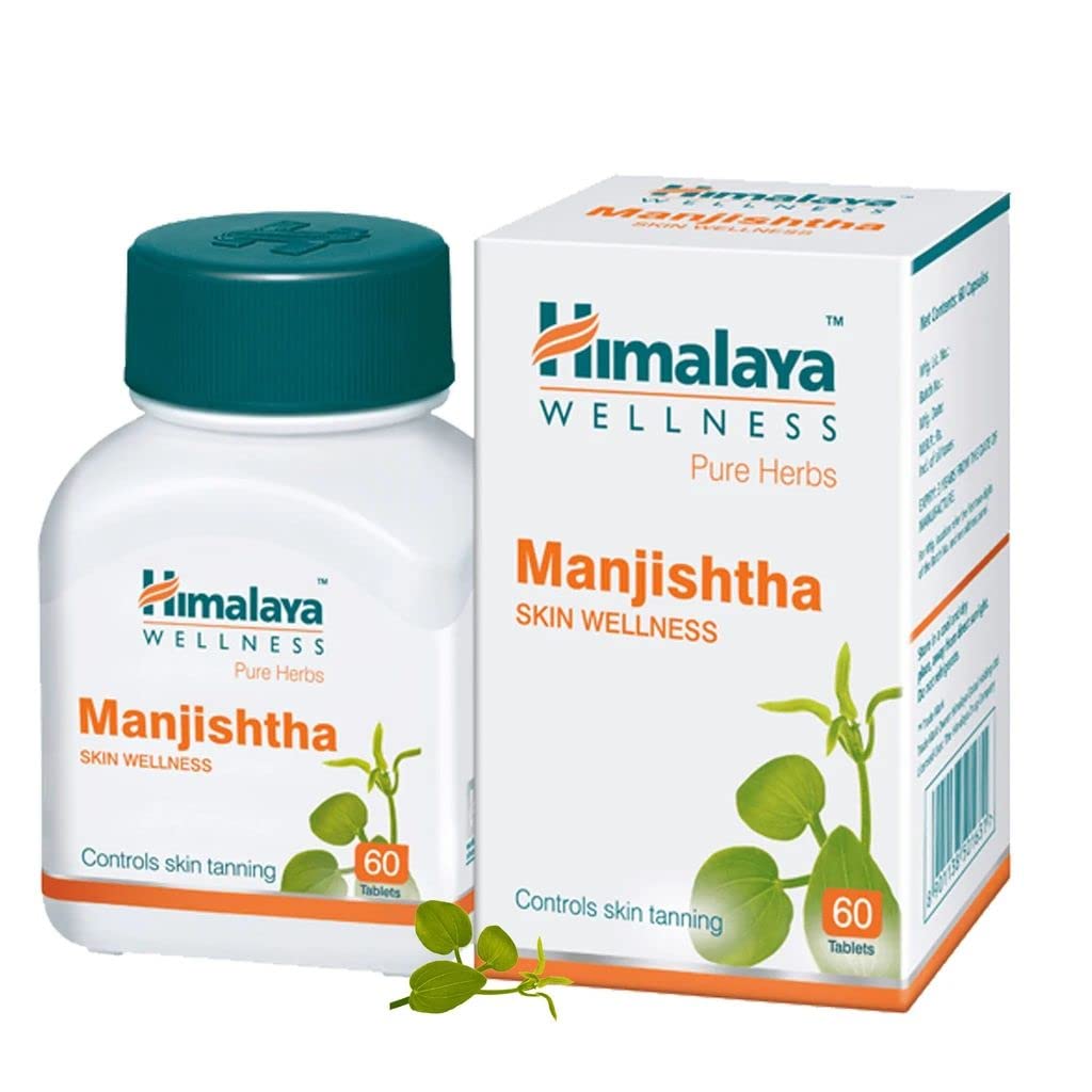 Himalaya Manjishtha tablet bottle for skin and urinary support
