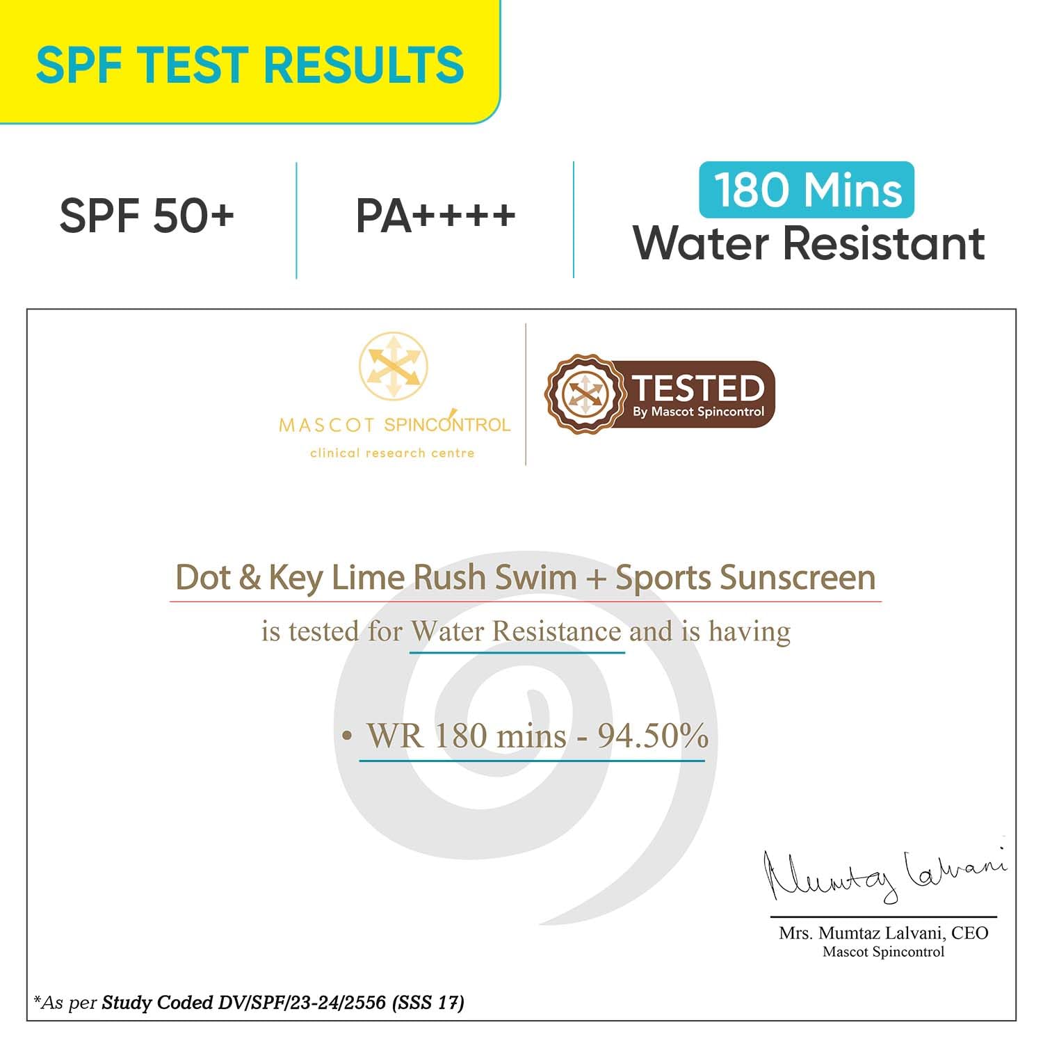 Dot & Key Lime Rush Swim + Sports Sunscreen SPF 50 PA++++ – view 3