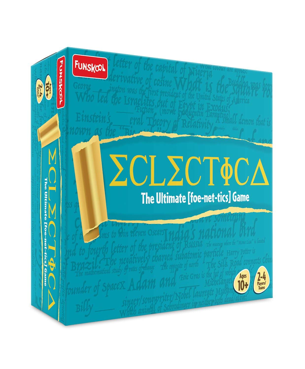 Funskool Games - Eclectica, The Ultimate foe-net-Ticks Game, Educational & Word Based Game for Kids and Family, 2-4 Players, 10 and Above – view 3