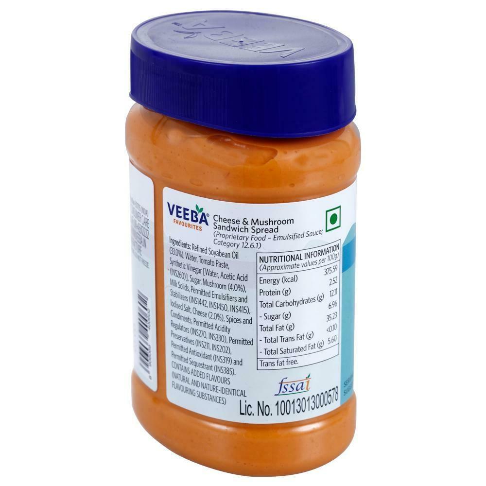 Veeba Cheese & Mushroom Sandwich Spread 280 G – view 3