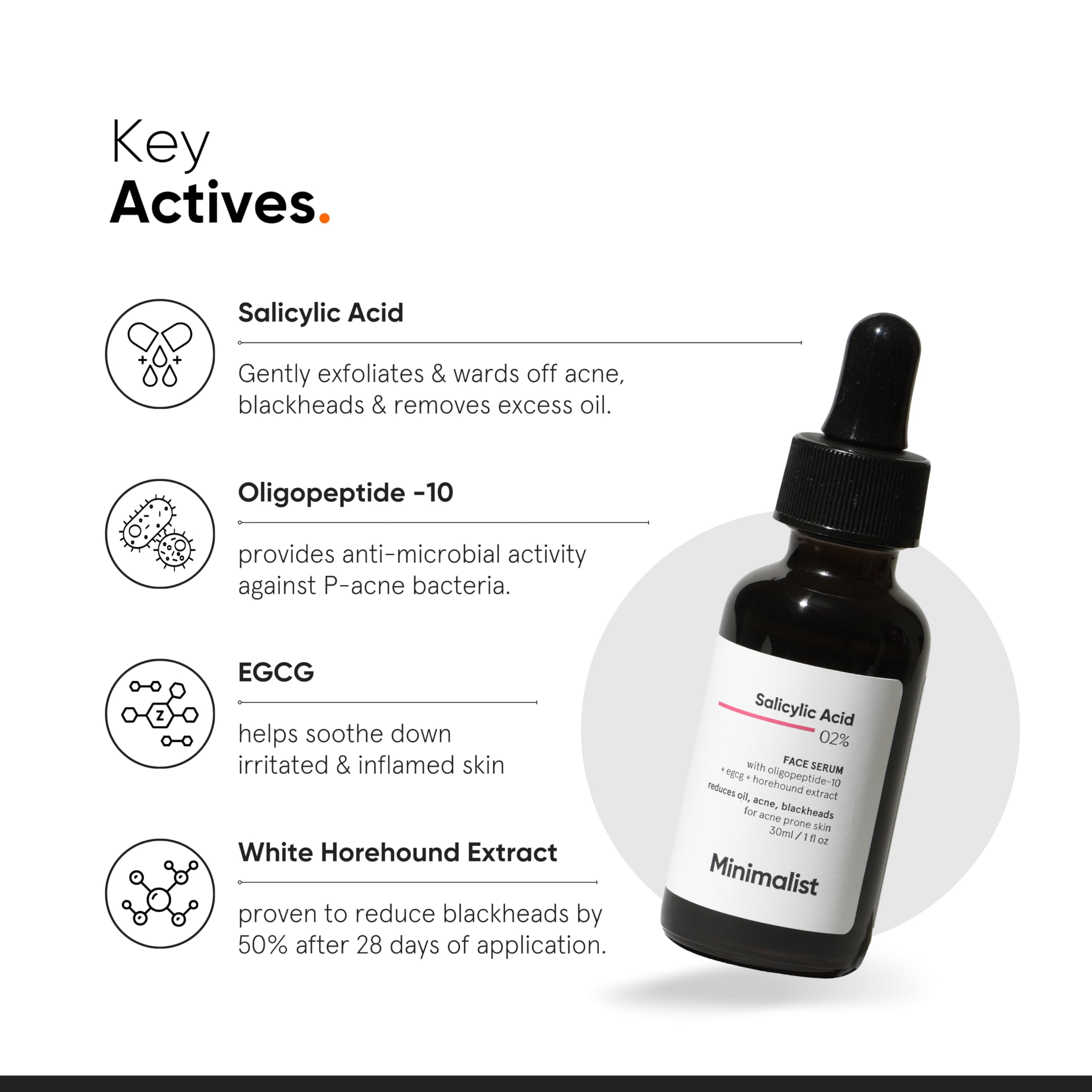 Minimalist 2% Salicylic Acid Serum For Acne, Blackheads & Open Pores – view 4
